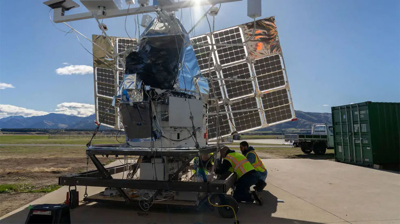 solar array for SuperBIT balloon