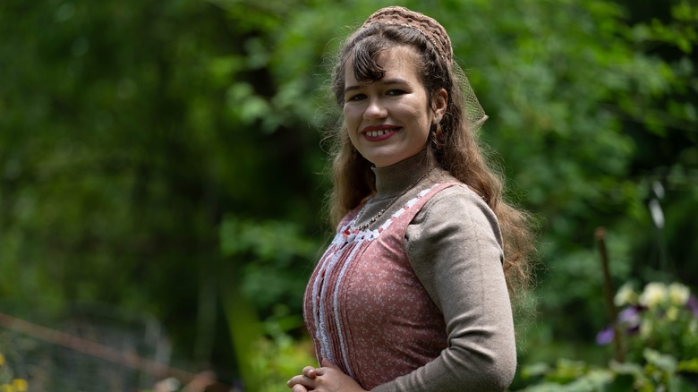 Portrait of a young woman using the RT25