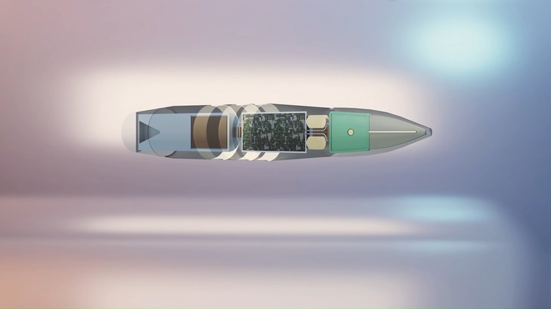 cross section of a smart bullet