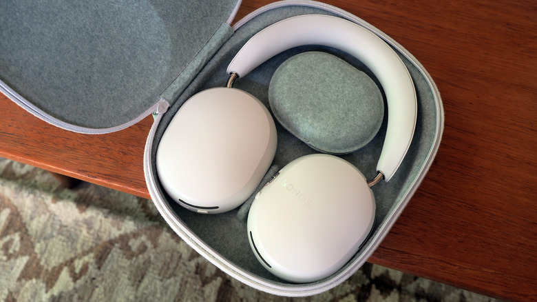 Sonos Ace headphones in case