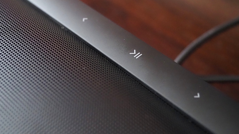 Sonos Arc Ultra touch-sensitive controls for playback