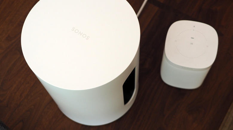 Sonos Sub Mini and Sonos One