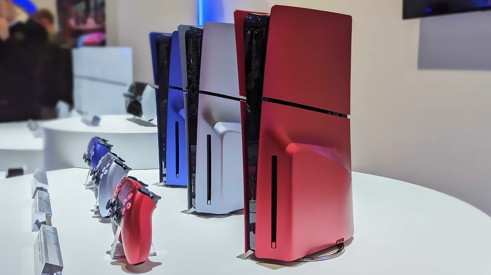 CES 2024 Sony Shows Off PS5 Slim With Colorful Metallic Console Covers