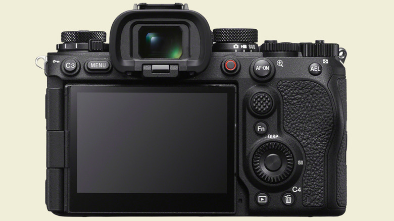 The back of the Sony Alpha 1 II Full-frame Mirrorless camera