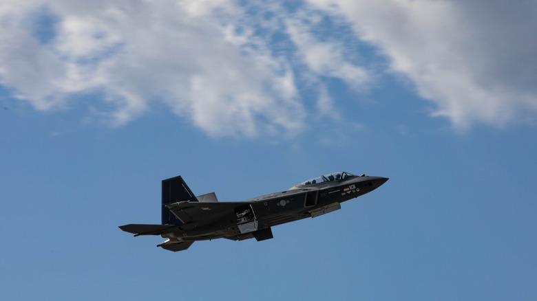 KF-21 Boramae in flight