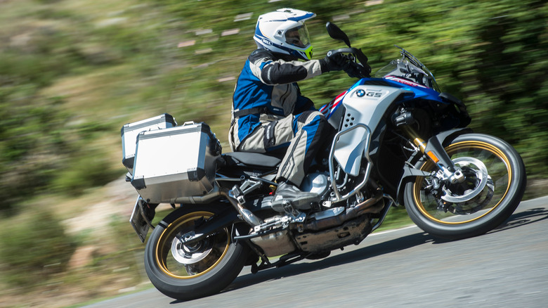 BMW touring motorcycle