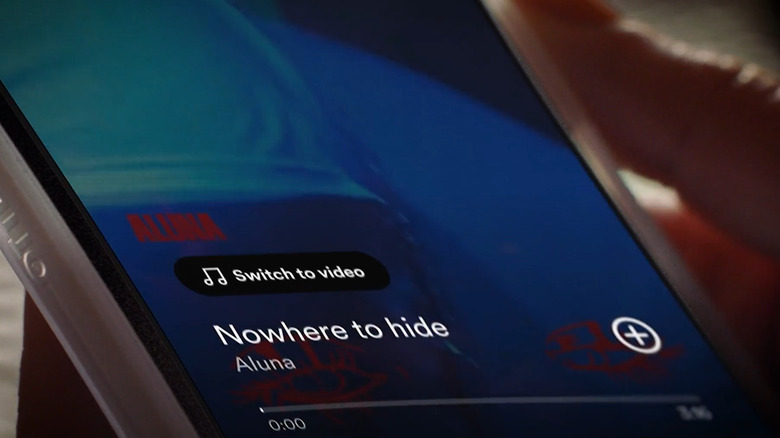 Video switch toggle on Spotify