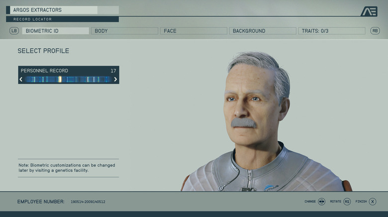 Starfield Character Creation