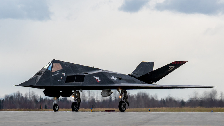 F-117 Nighthawk on tarmac