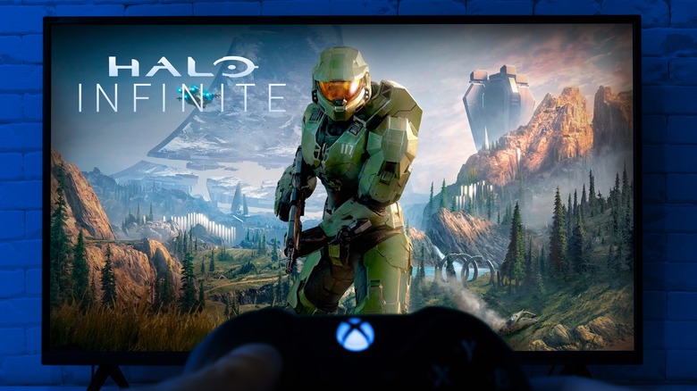 Halo Infinite played via Xbox Cloud