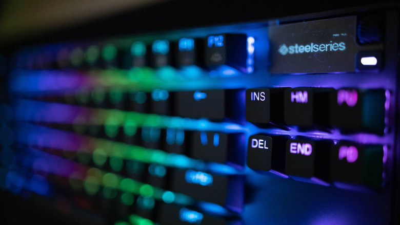 Close up of keyboard