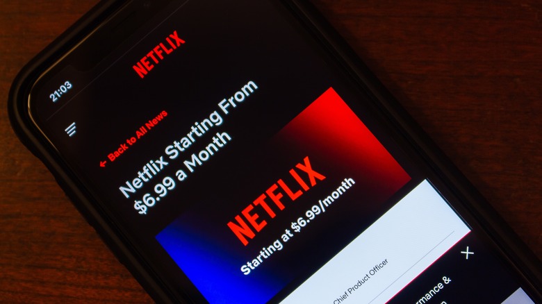 Netflix ad-supported plan on phone