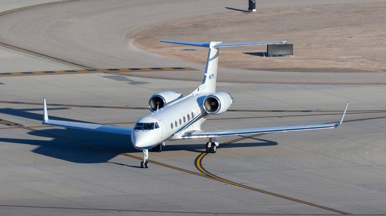 Gulfstream IV at an airport