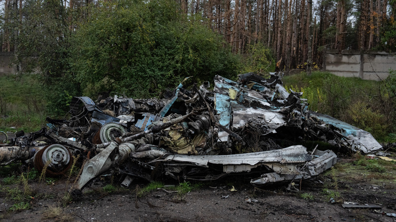 Su-34 wreckage