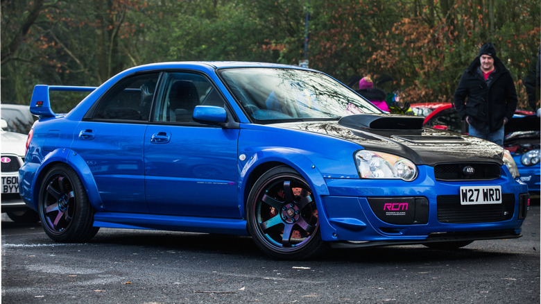 Subaru Impreza WRX Blobeye blue