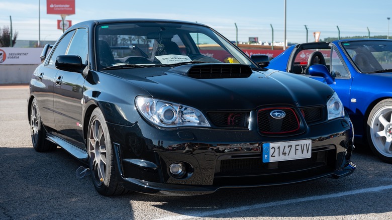 Subaru Impreza WRX Hawkeye black