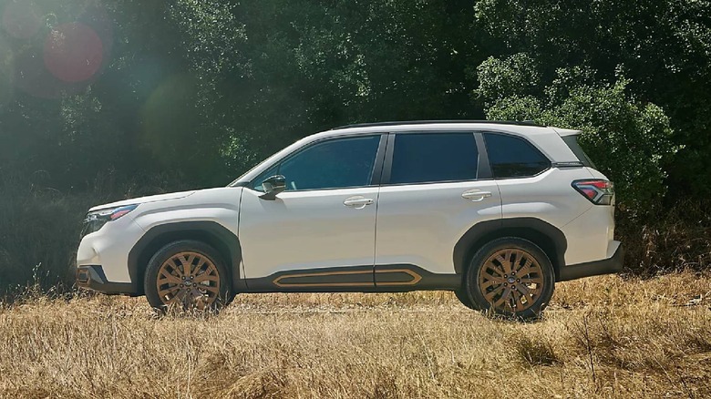 Side view of the Subaru Forester