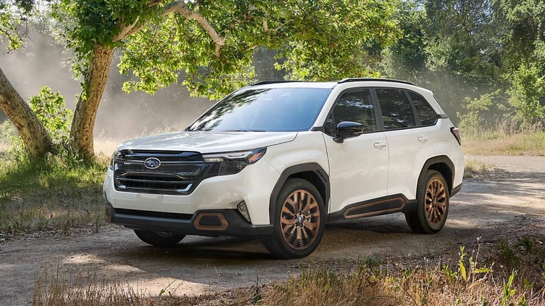 Front angle view of the 2025 Subaru Forester