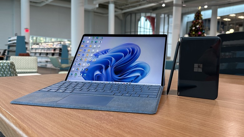 Surface Pro 9 and Surface Duo 2