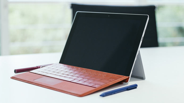 Surface Pro with stylus