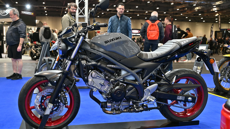 Suzuki SV650 at auto show