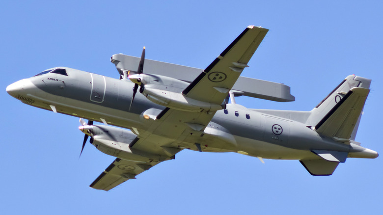 Saab S-100B Argus from below