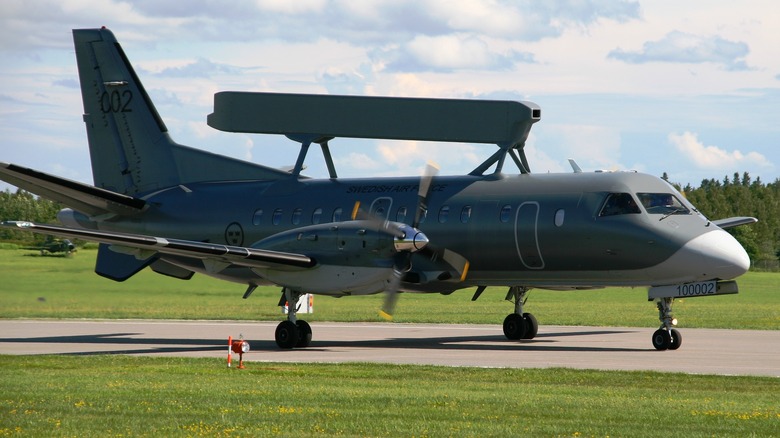 Swedish S-100B Argus taxiing