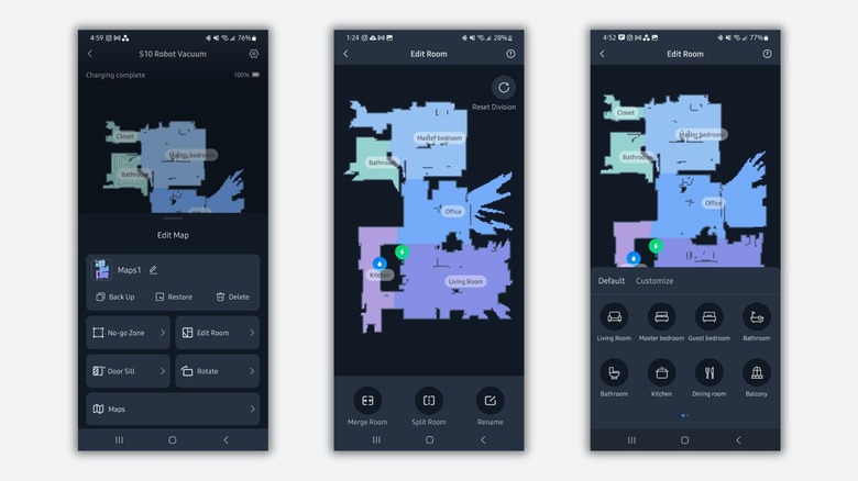 mapping features on switchbot s10 vacuum