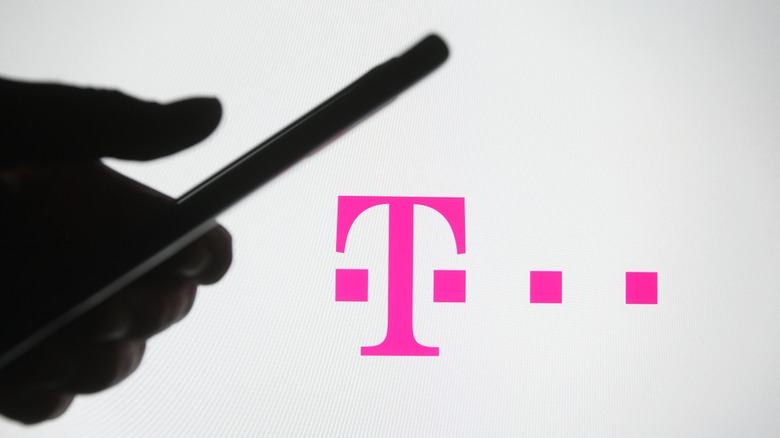 T-Mobile logo and smartphone