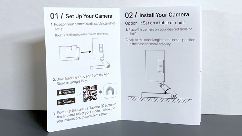 Tapo C120 instruction booklet