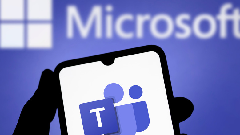 Microsoft Teams app on phone