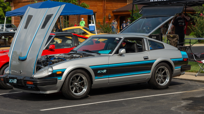 1979 Datsun 280ZXR silver black blue