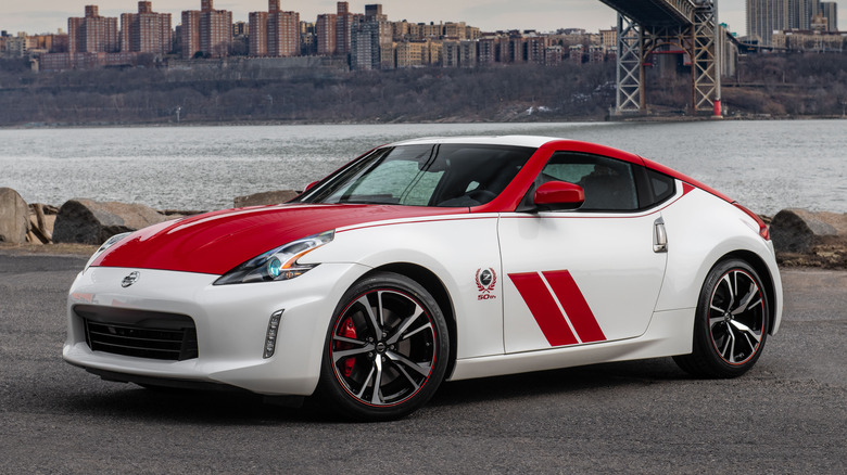 2020 Nissan 370Z 50th Anniversary white and red