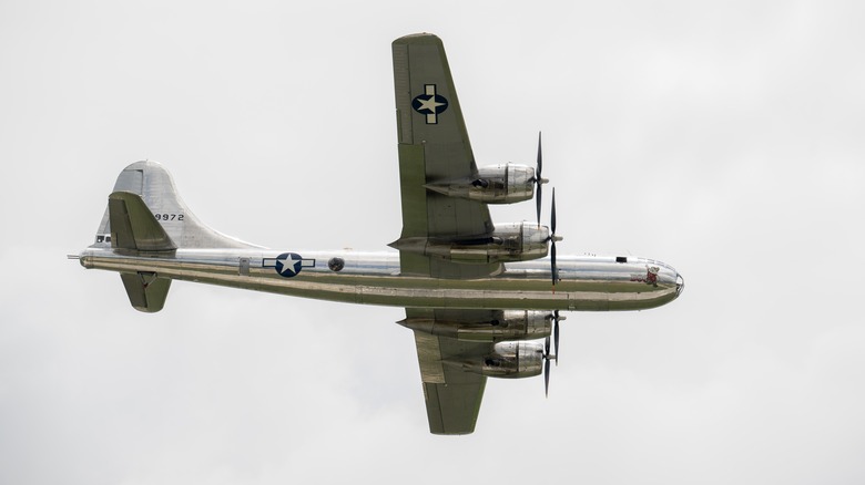 B29 Superfortress in flight