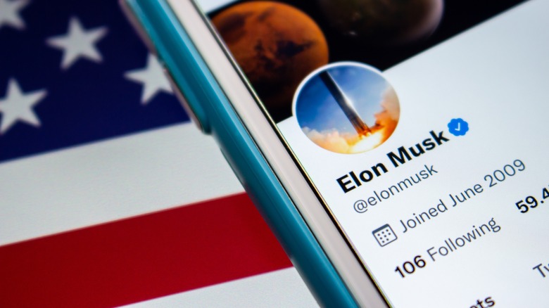 elon musk twitter american flag