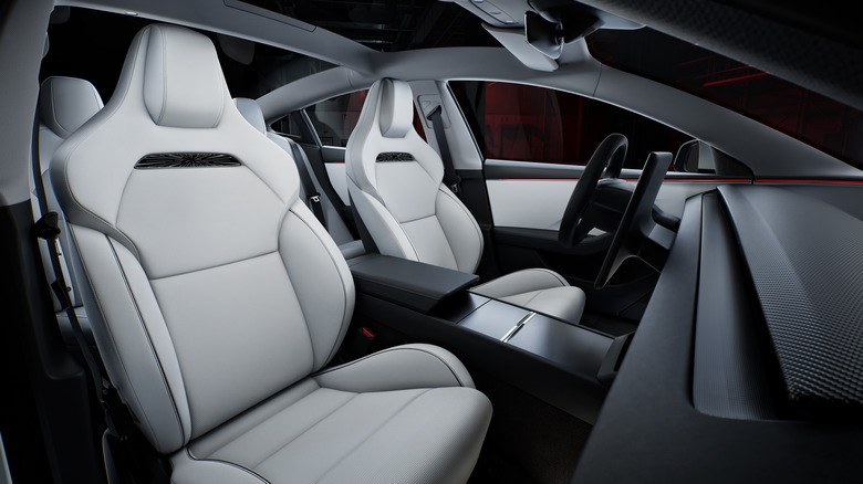 Interior of Tesla Model 3 Performance