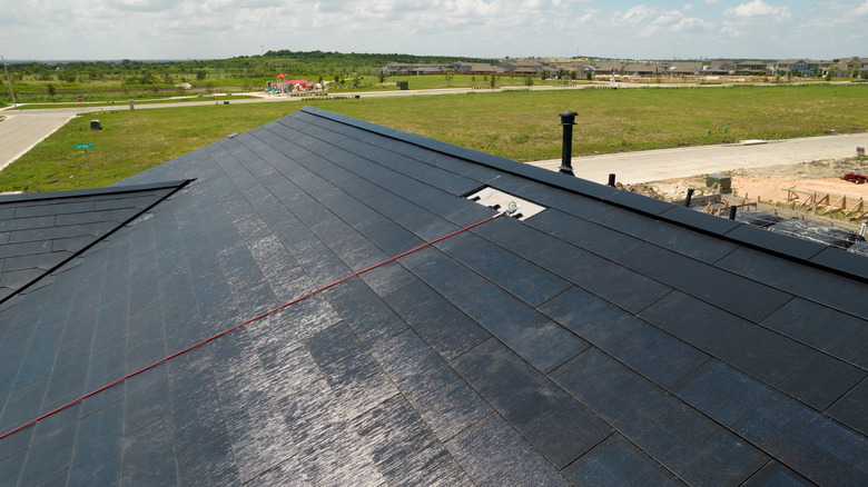 A Tesla Solar Roof