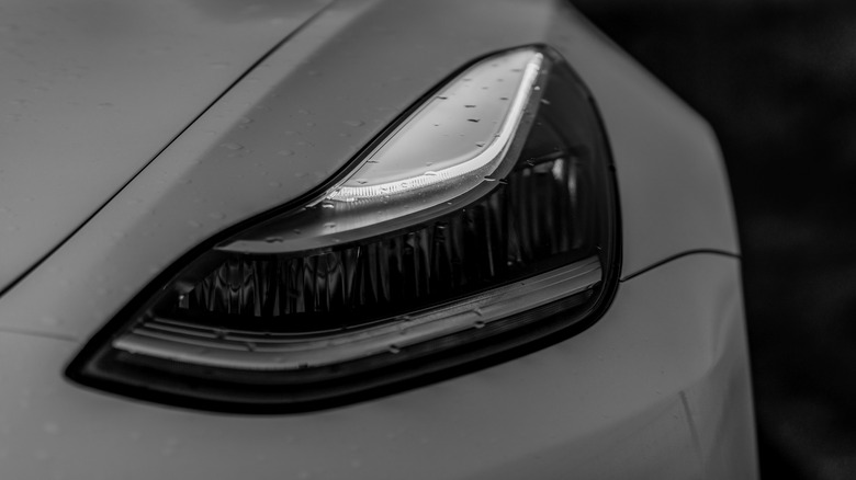 Tesla model headlight