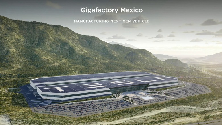 Tesla Gigafactory Mexico screenshot