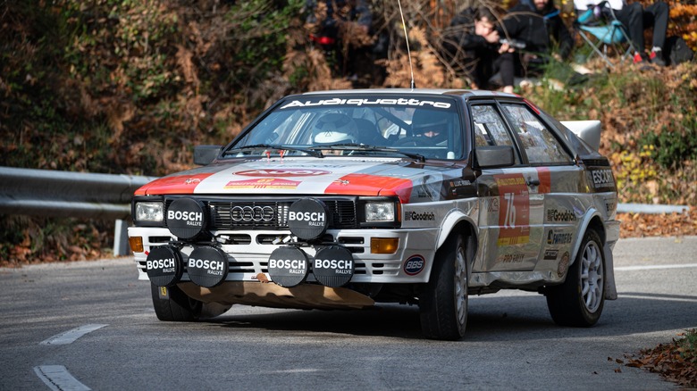 Audi Quattro at a rally