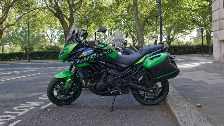 The Kawasaki Versys 650 in profile