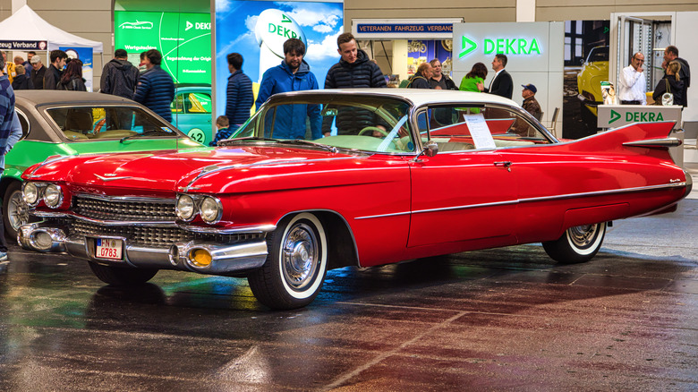 Red 1959 Coupe de Ville 