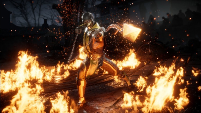 Mortal Kombat 11 scorpion get over here