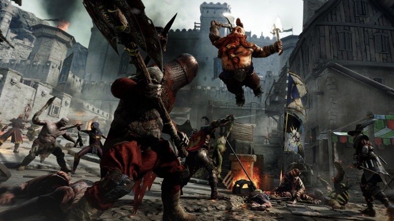 Vermintide 2 chaos horde Bardin Goreksson slayer leap