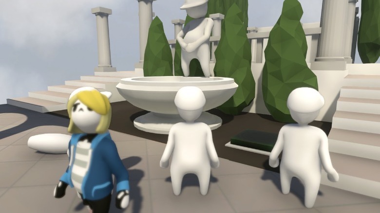 Players working together in Human: Fall Flat