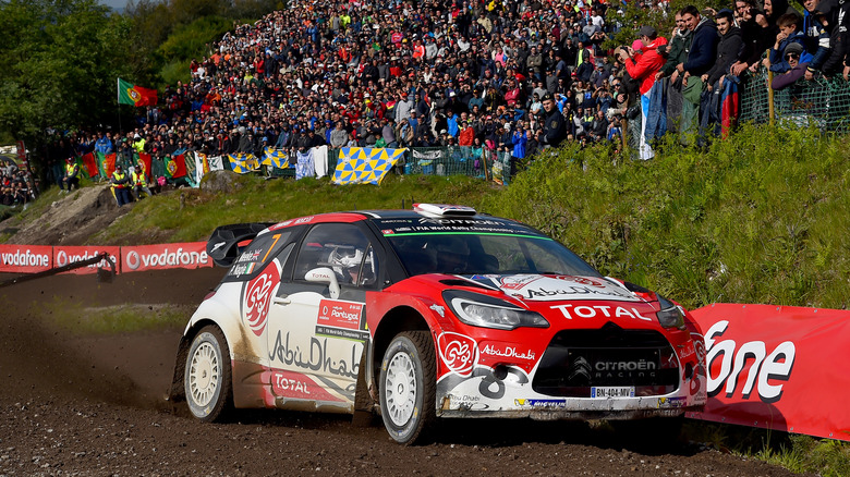 Kris Meeke driving Citroën DS3 WRC