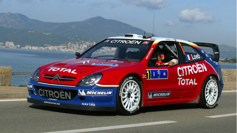 Sébastien Loeb driving Citroën Xsara WRC