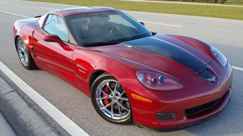 Red 2008 Chevrolet Corvette 427 Limited Edition Z06