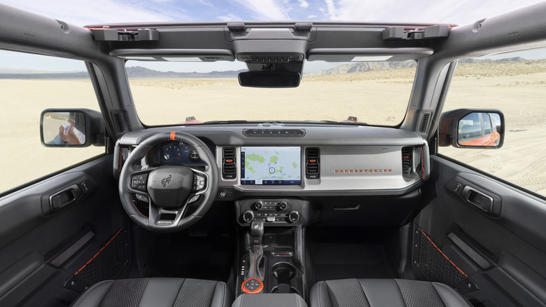 Ford Bronco Raptor interior and dash