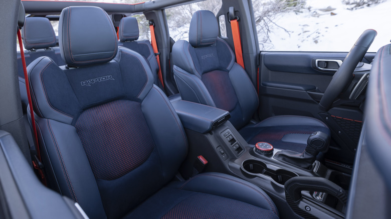 Ford Bronco Raptor seats